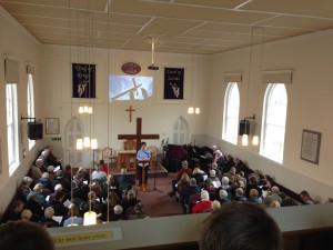 A photo from the Good Friday Walk of Witness, West Malling